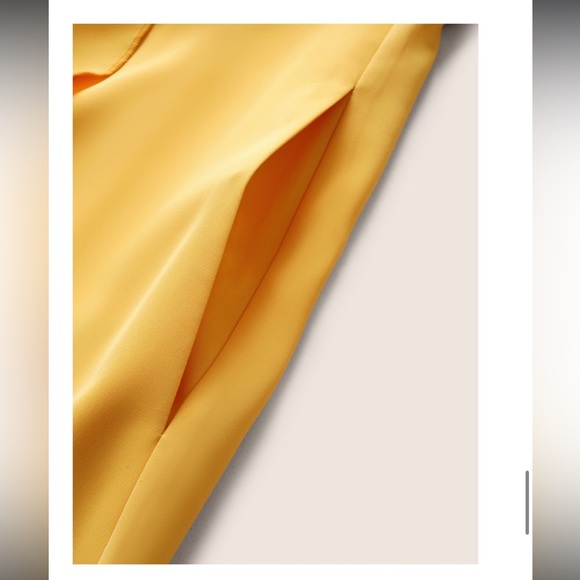 BloomChic Citrus Solid Ruffle Trim Surplice Neck Dress - Picture 4 of 8